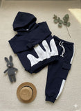 Wave hoodie set