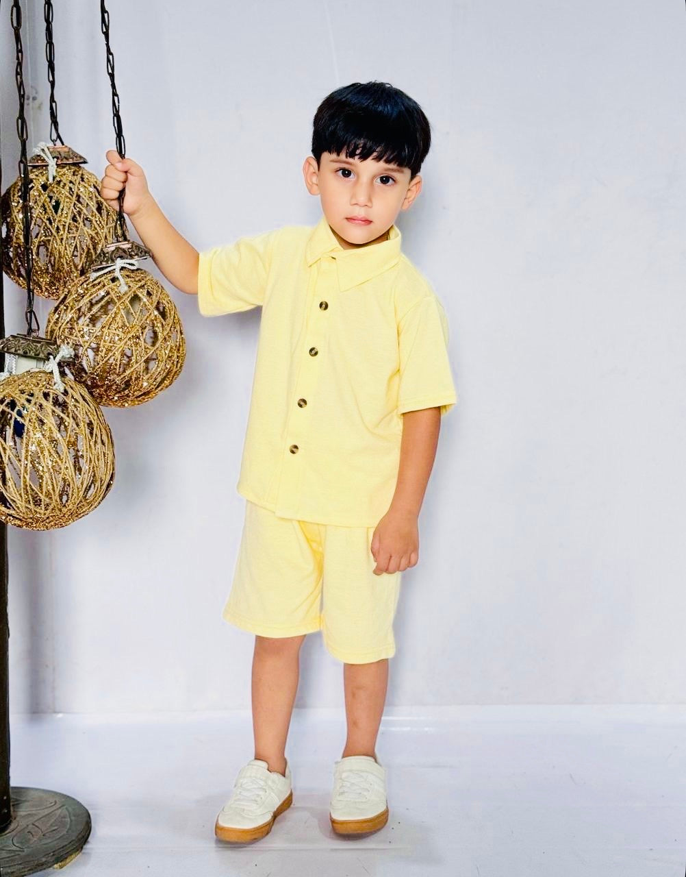 Butter polo co ord set