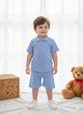 Sky Zip Polo Set