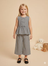 Monochrome Peplum co-ord set