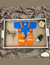 Orange Elephanto Romper