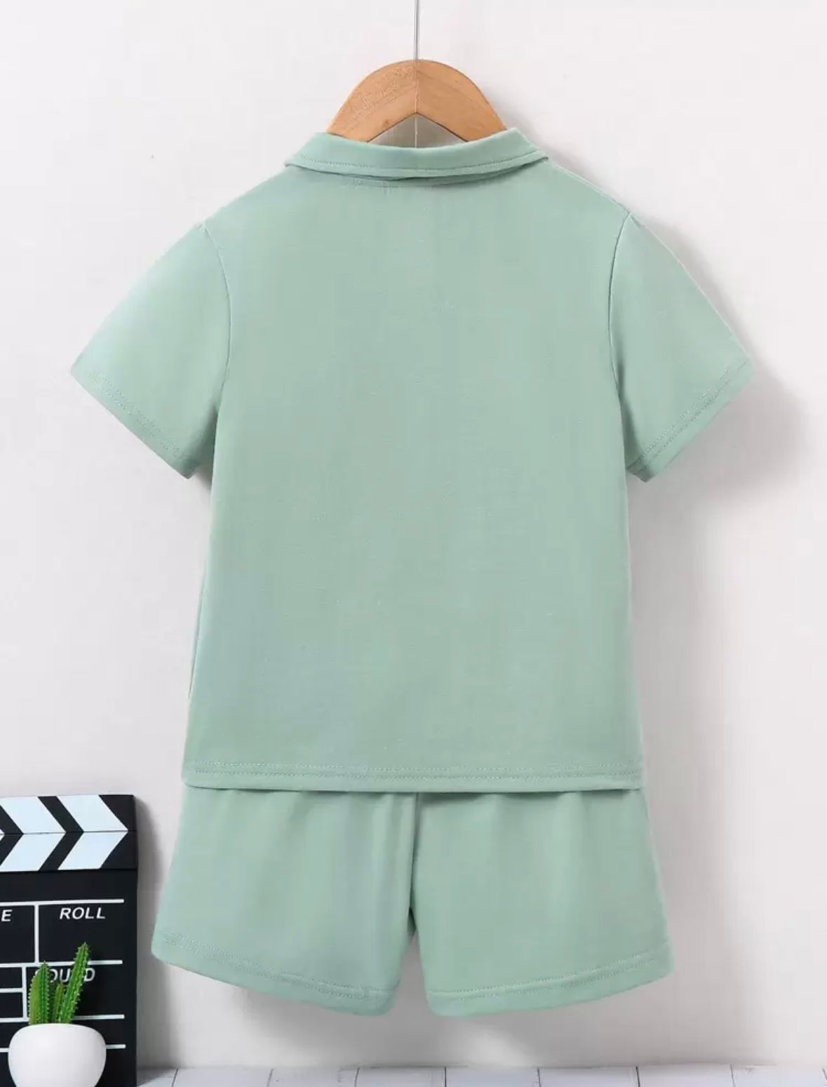 Mint Zip Polo Set