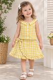 Sunshine Gingham Skirt Set