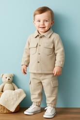 Beige cargo co-ord set