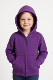 Royal Plum Zip Hoodie