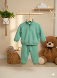 Enfanto Cozy Mint Fleece Set