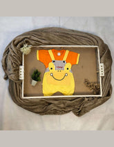 Yellow Smiley Romper