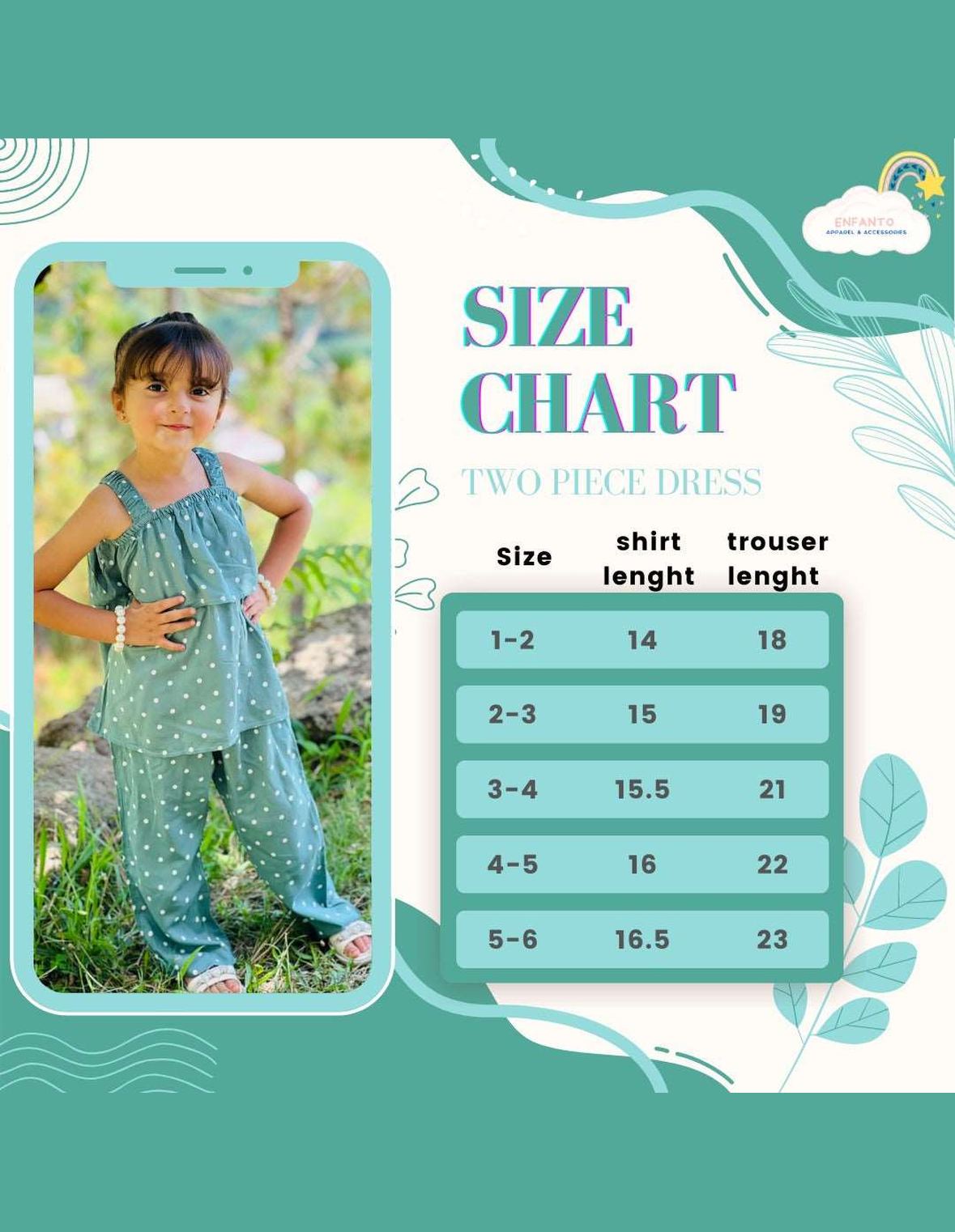 Premium Green Polka Dot Two Piece Suit