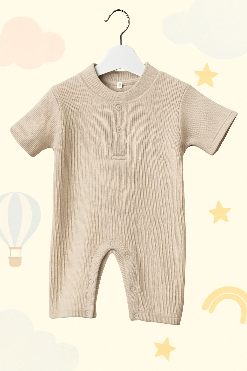 Waffle knit Baby Romper