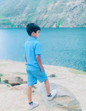 Kids Unisex Blue Co-Ord Set