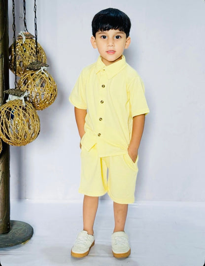 Butter polo co ord set