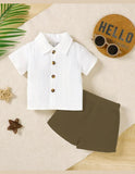 Toddler Boy Summer Outfit Set