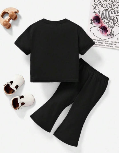 Little Daisy Days – Summer Tee & Flare Pants