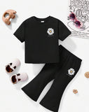 Little Daisy Days – Summer Tee & Flare Pants