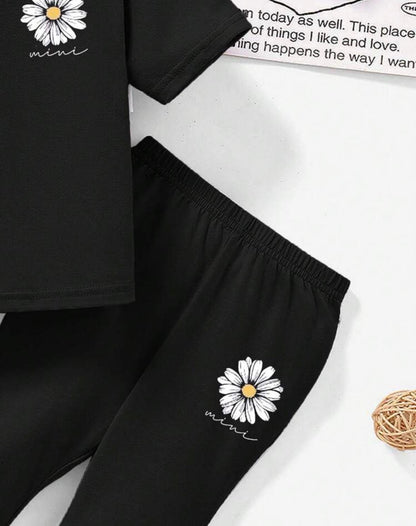 Little Daisy Days – Summer Tee & Flare Pants