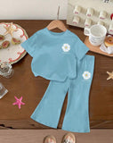 Little Daisy Days – Summer Tee & Flare Pants