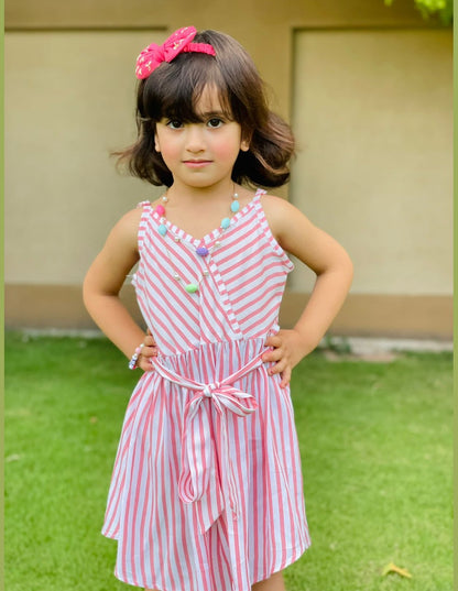 Premium Stripe Cami Dress