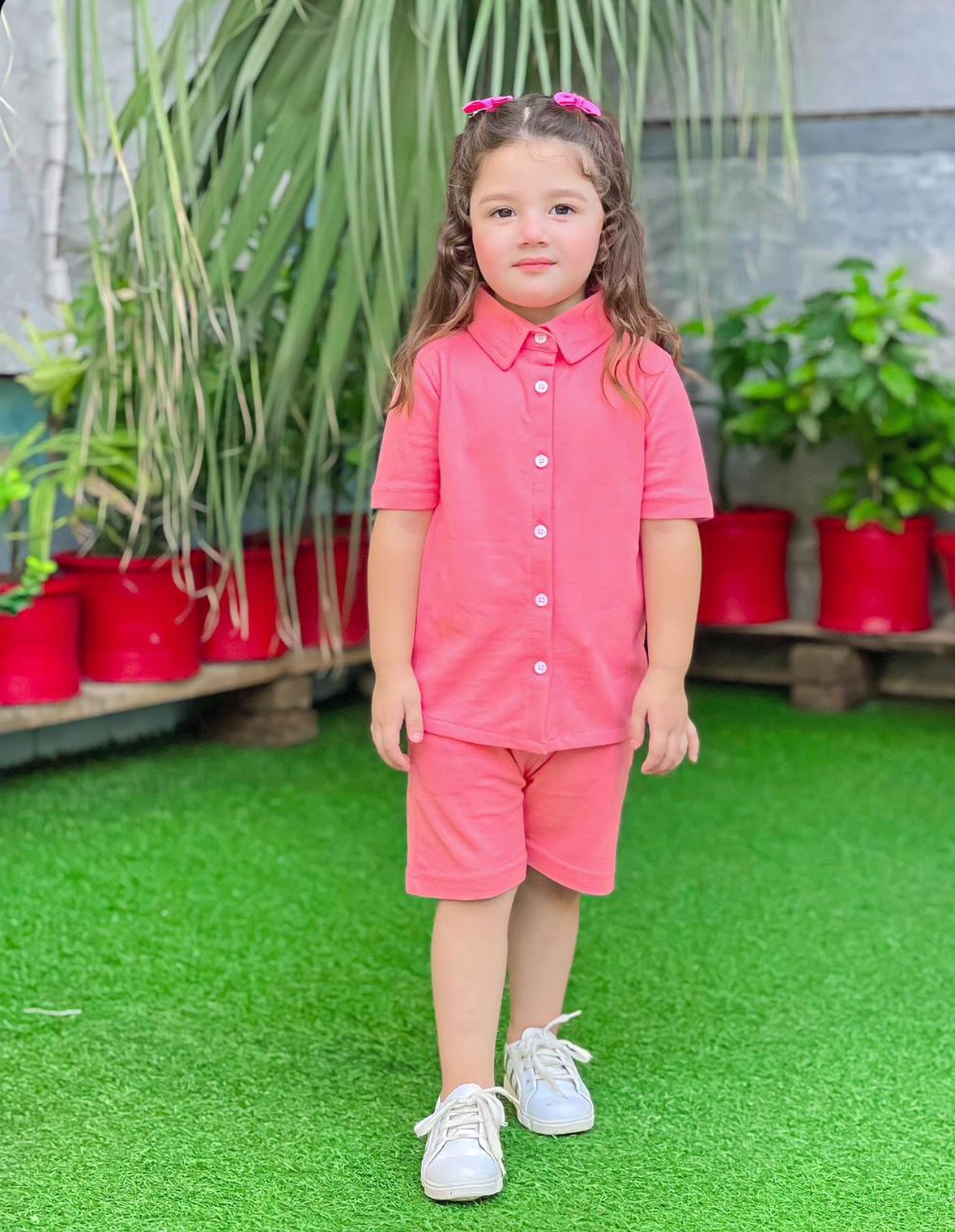 Kids Unisex Pink Co-Ord Set