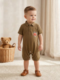 Tiny Racer Polo Romper