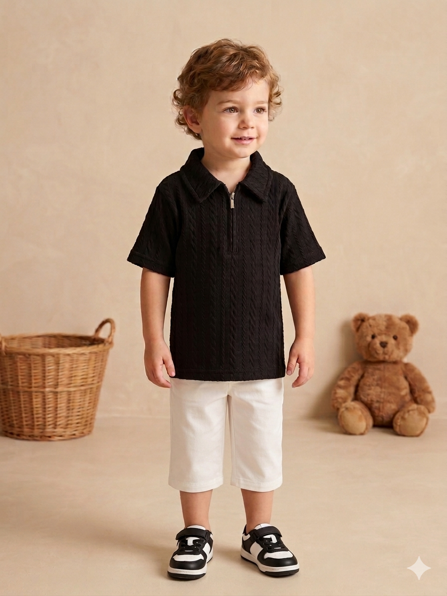 Black classy shirt (shorts not included)