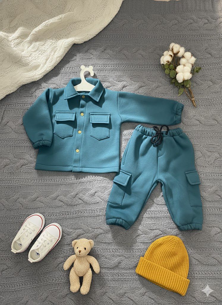 Teal Cargo Co-ord Set