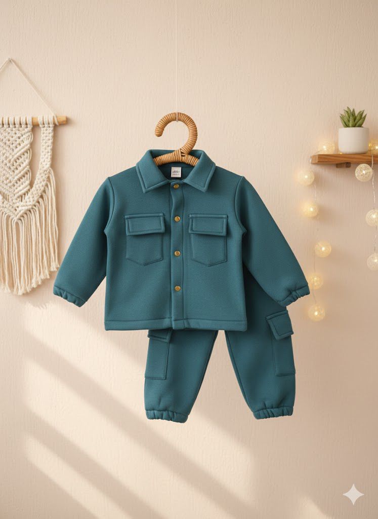Teal Cargo Co-ord Set