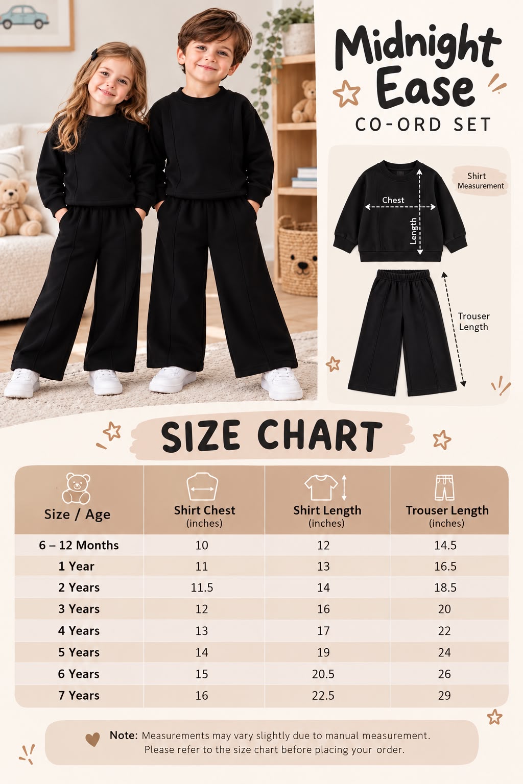 Midnight Ease Co-ord Set (unisex)
