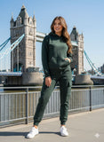 Emerald luxe hoodie set