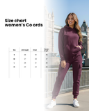 Plum luxe hoodie set