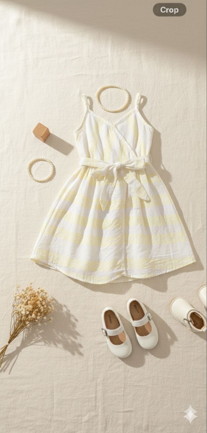 Lemon Meringue lilen Dress