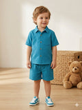 Coastal Kid Shirt & Shorts Set