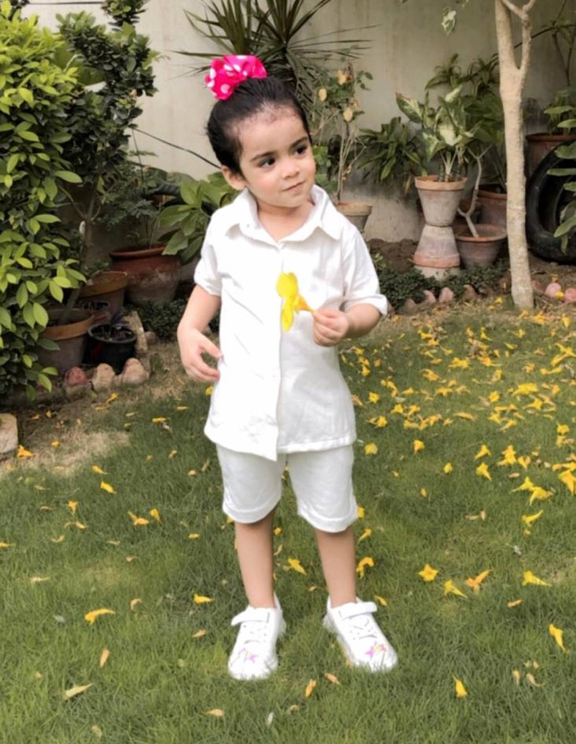 Kids Unisex White Co-Ord  Set