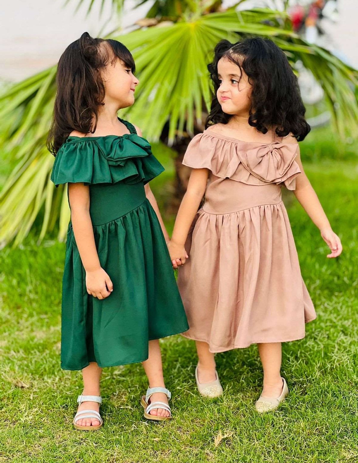 Baby Girl Pleated Bow Dress