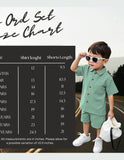2-Piece Teal Shirt & Shorts Set – Boys’ Summer Outfit