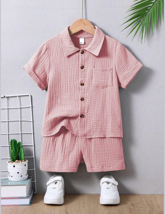 Blush Breeze Cotton Co-Ord Set