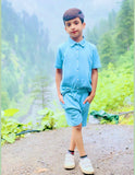 Kids Unisex Blue Co-Ord Set