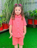 Kids Unisex Pink Co-Ord Set